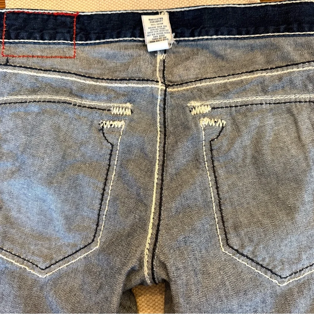 True Religion Men’s Jeans Billy Giant Big T Seat Sz 34/29